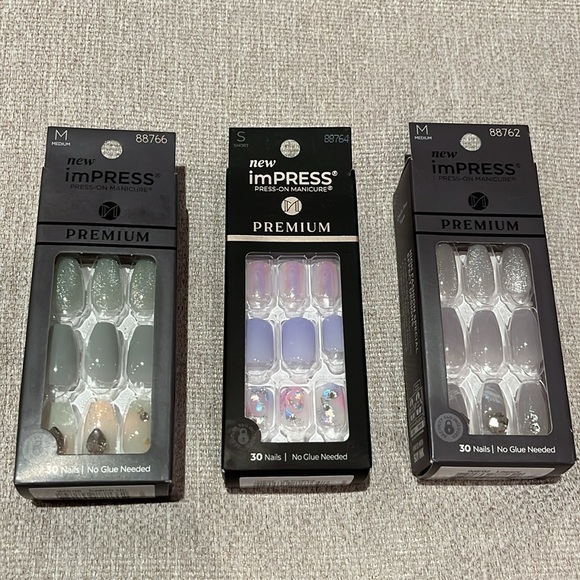 Bundle of Impress Premium Press-on Nail Manicure - Set of 3 kits - Picture 7 of 11